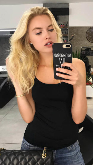 Elizabeth Russian Model Blond Hair